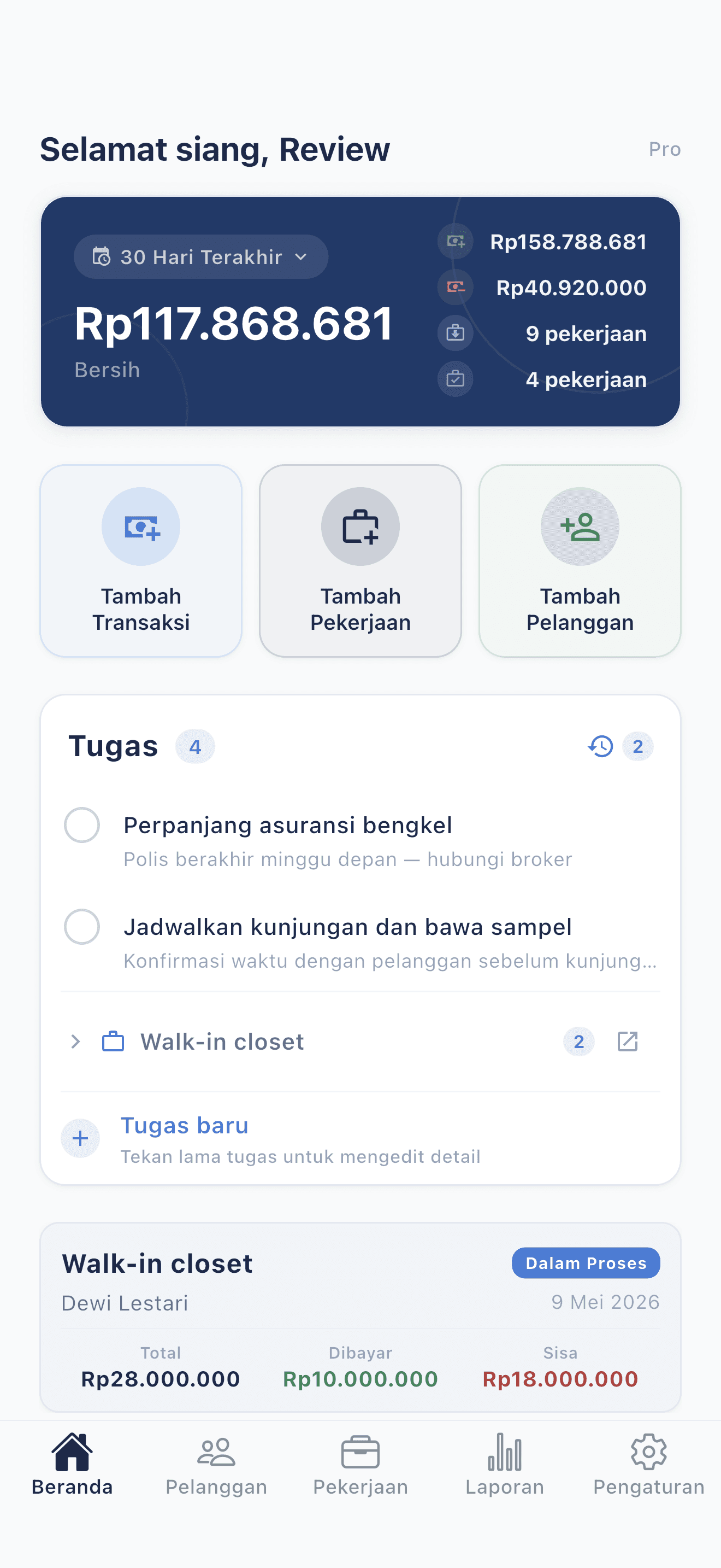 Deftera: Buku Pelanggan Tukang Nggak lupa lagi