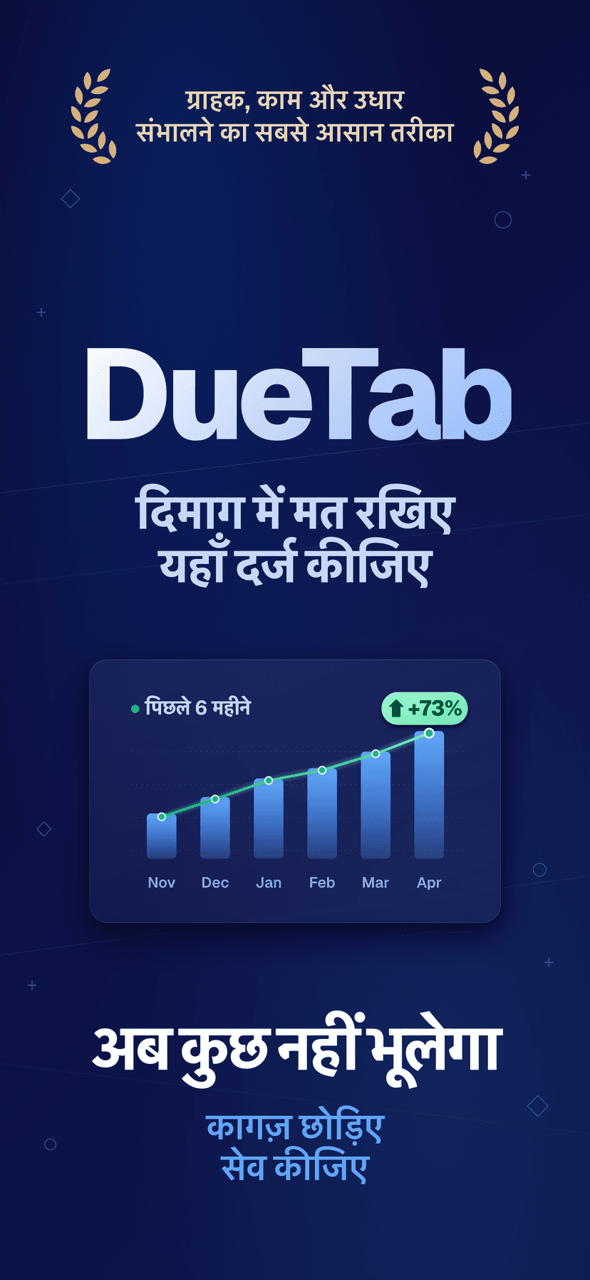 DueTab: Khata Book & Customer — अब भूलना नहीं