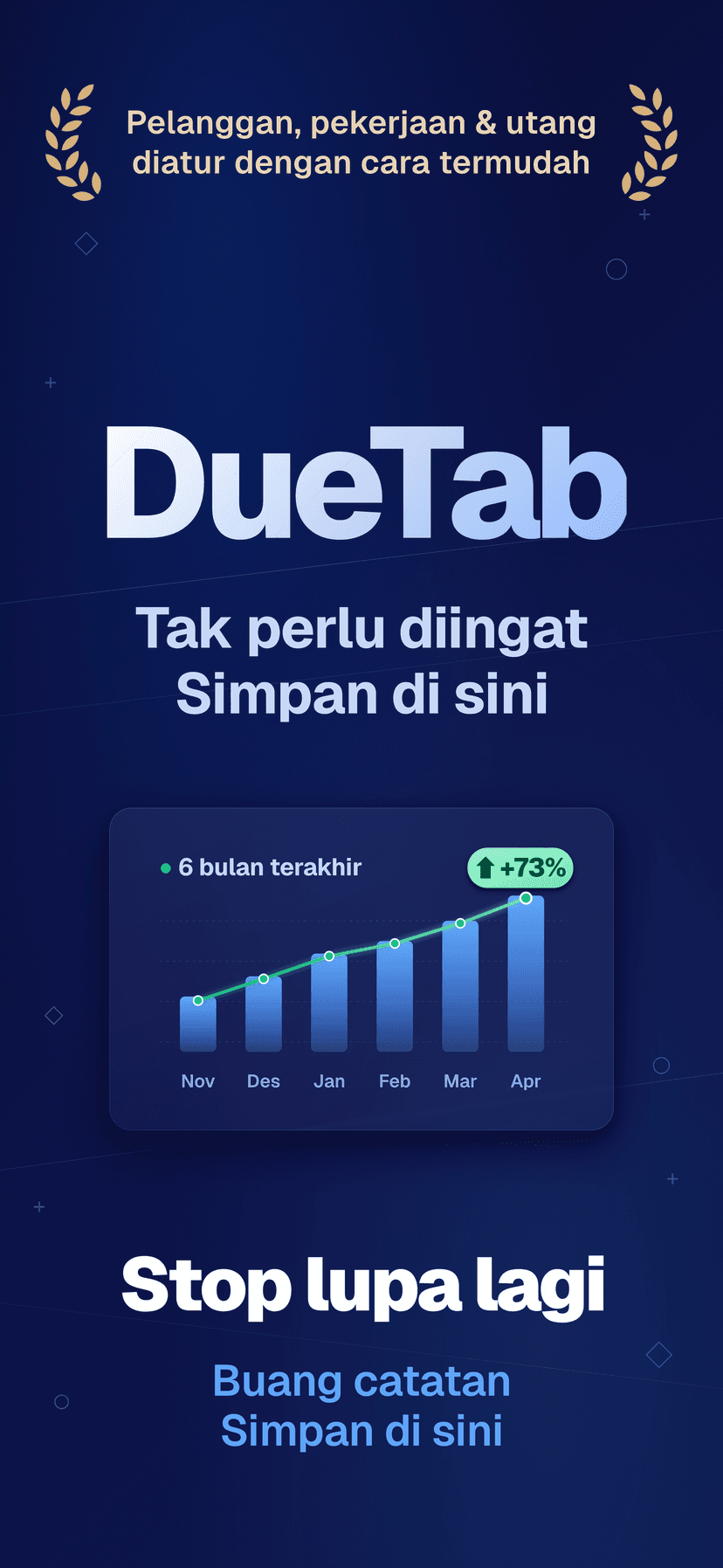 DueTab: Buku Pelanggan Tukang — Nggak lupa lagi