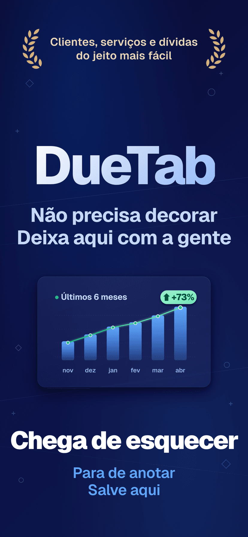 DueTab: Clientes & Serviços — Nunca mais te esqueces