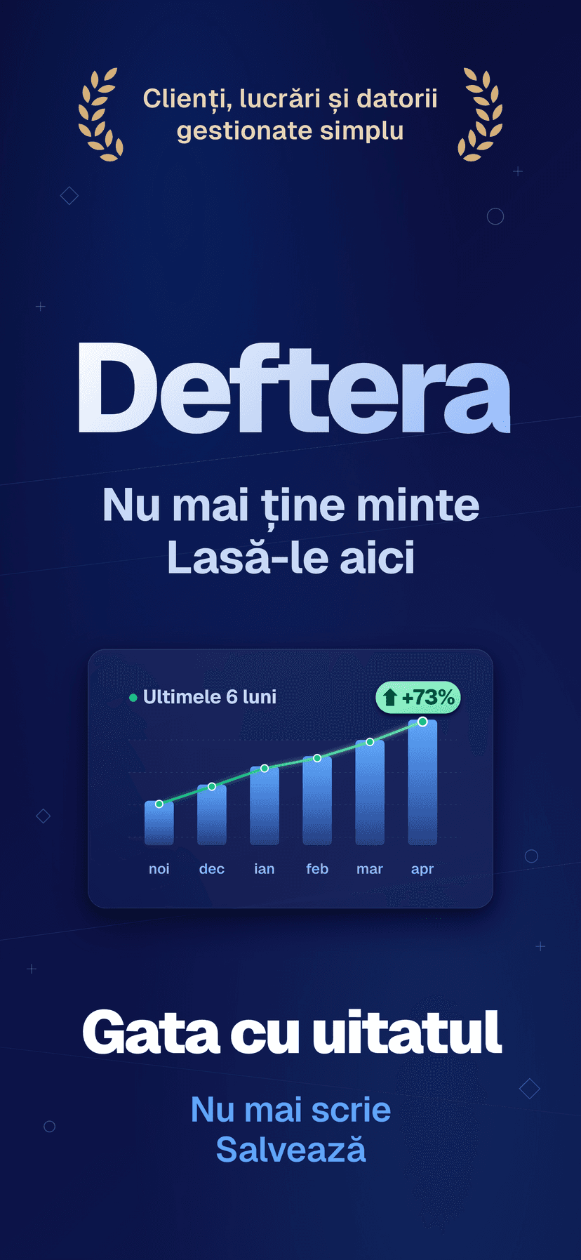 Deftera: Clienți & Lucrări — Gata cu uitarea