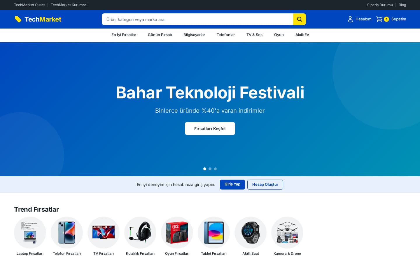 TechMarket önizleme