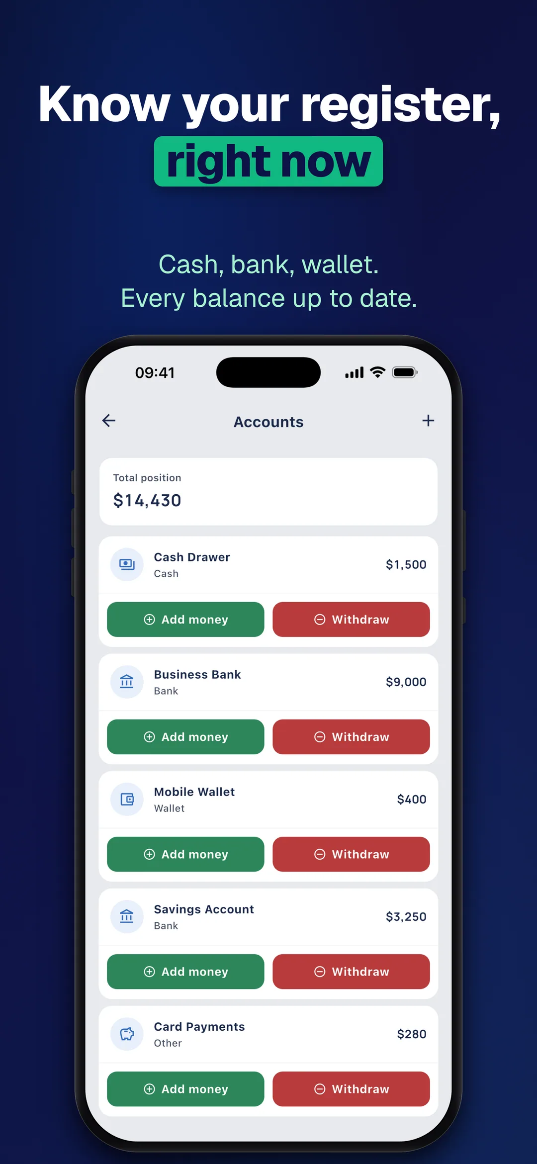 DueTab: Cash Book & Job Done — Know your register, right now
