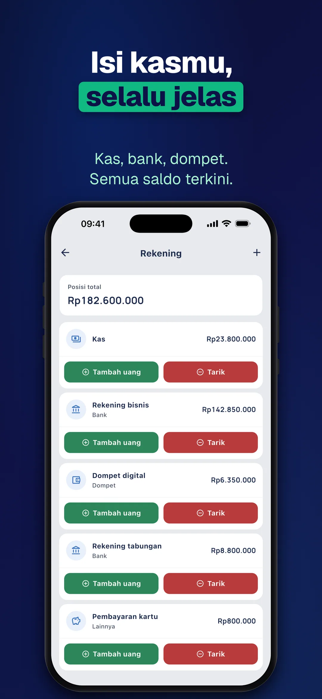 DueTab: Buku Utang & Kas — Isi kasmu, selalu jelas