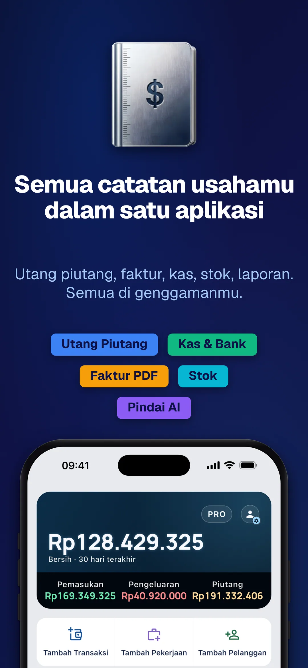DueTab: Buku Utang & Kas — Semua catatan usahamu dalam satu aplikasi