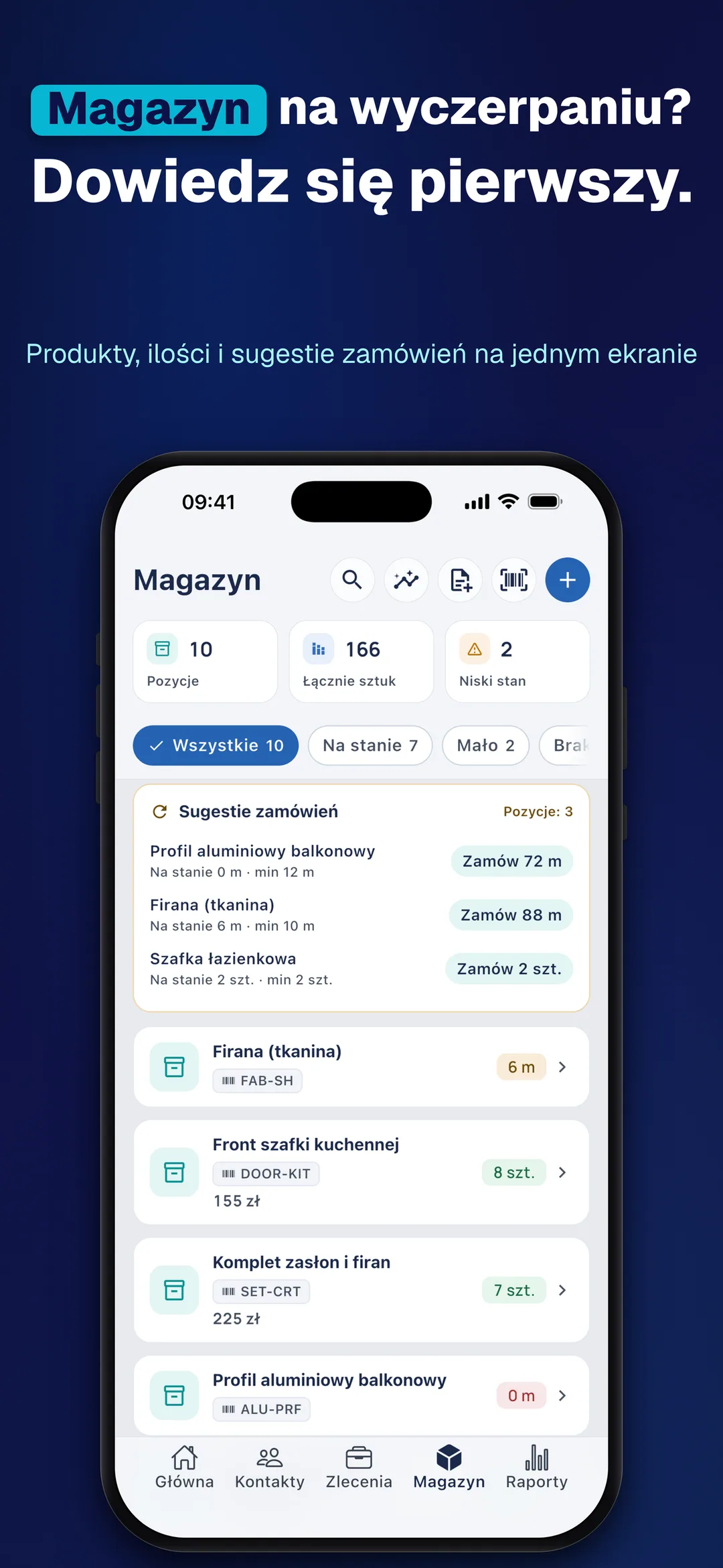 DueTab: Zeszyt Długów — Magazyn na wyczerpaniu? Dowiedz się pierwszy.
