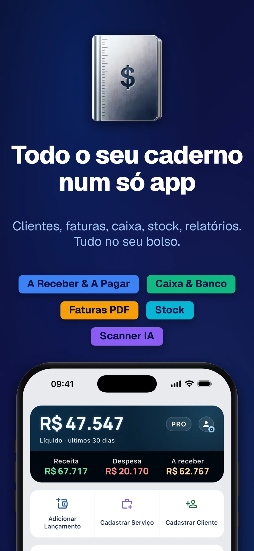 DueTab: Caderno de Fiado — Todo o seu caderno num só app