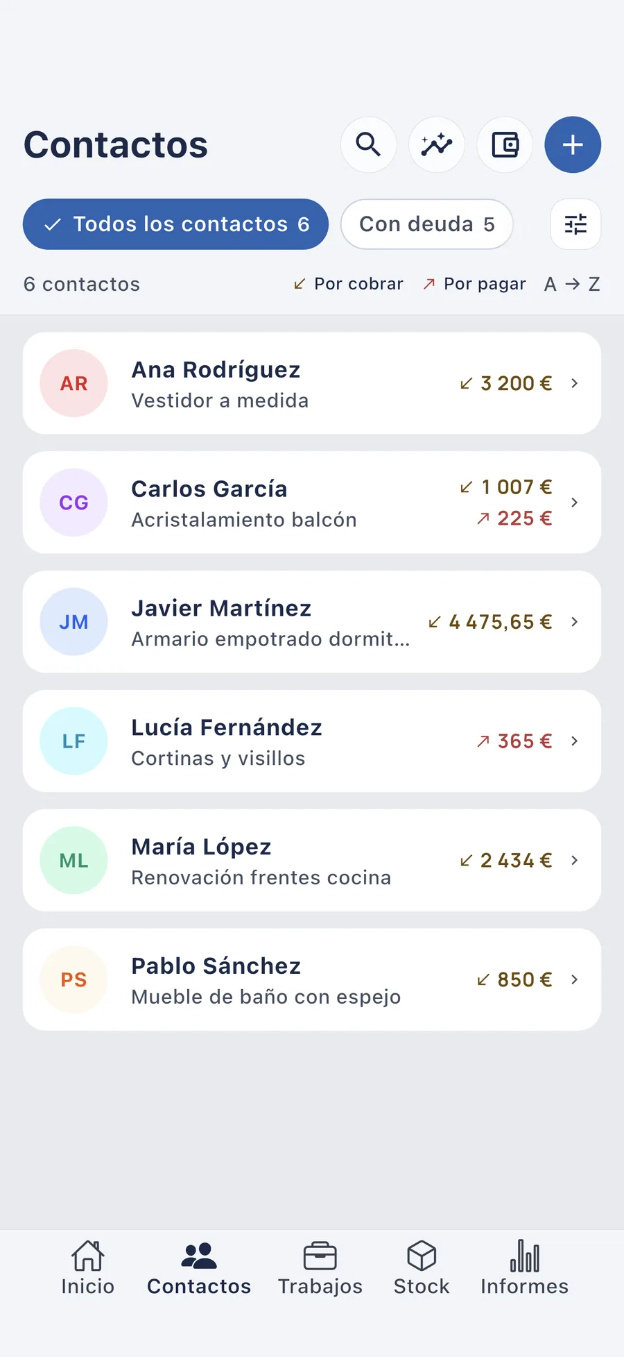 DueTab: Cuaderno de fiados — A quién le debes, quién te debe