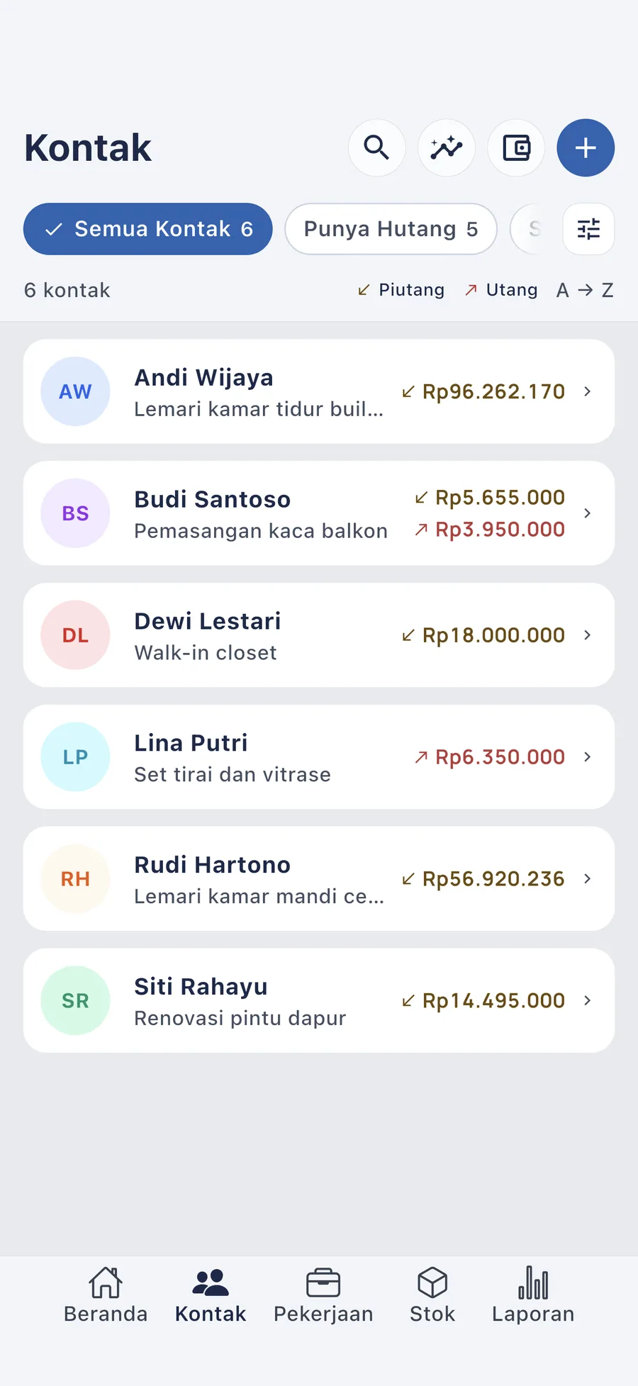 DueTab: Buku Utang & Kas — Siapa berutang padamu, kepada siapa kamu berutang