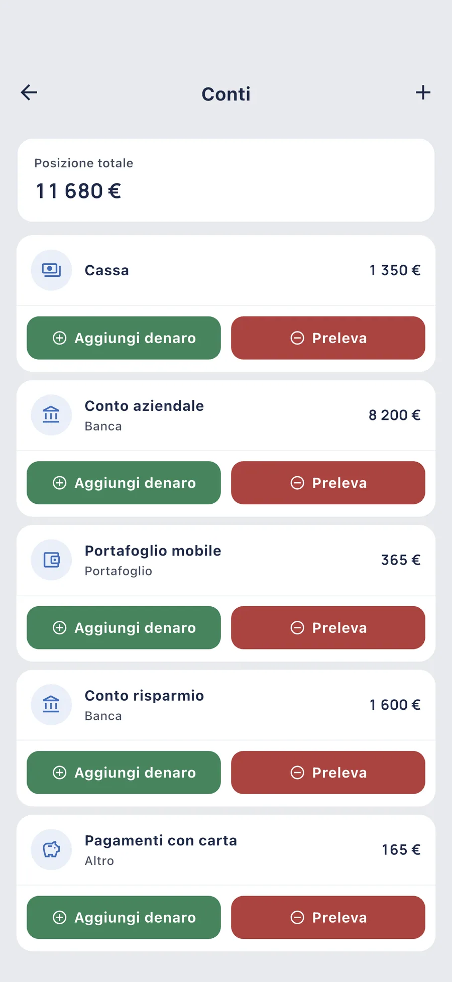 DueTab: Conto Clienti — Quanto c'è in cassa, sempre chiaro