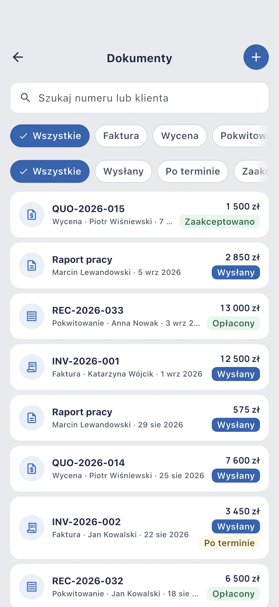 DueTab: Zeszyt Długów — Prawdziwe faktury. Prawdziwe numery.