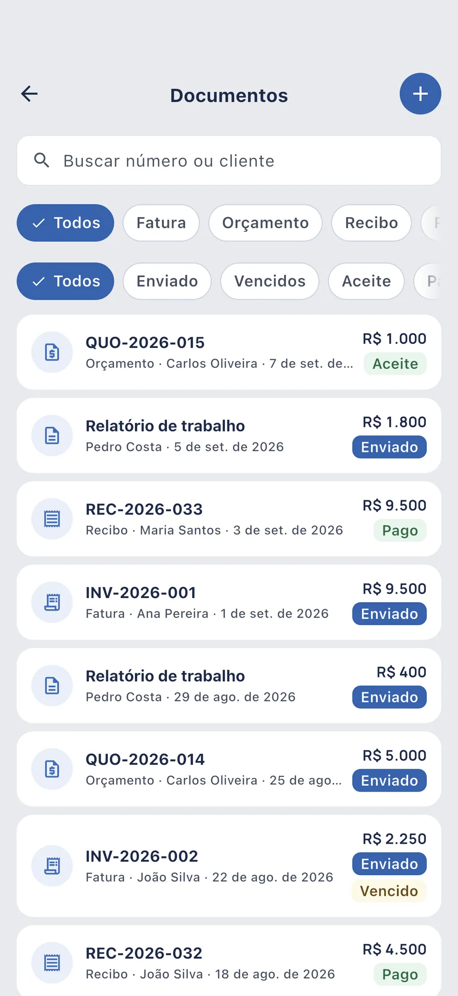 DueTab: Caderno de Fiado — Faturas de verdade. Números de verdade.