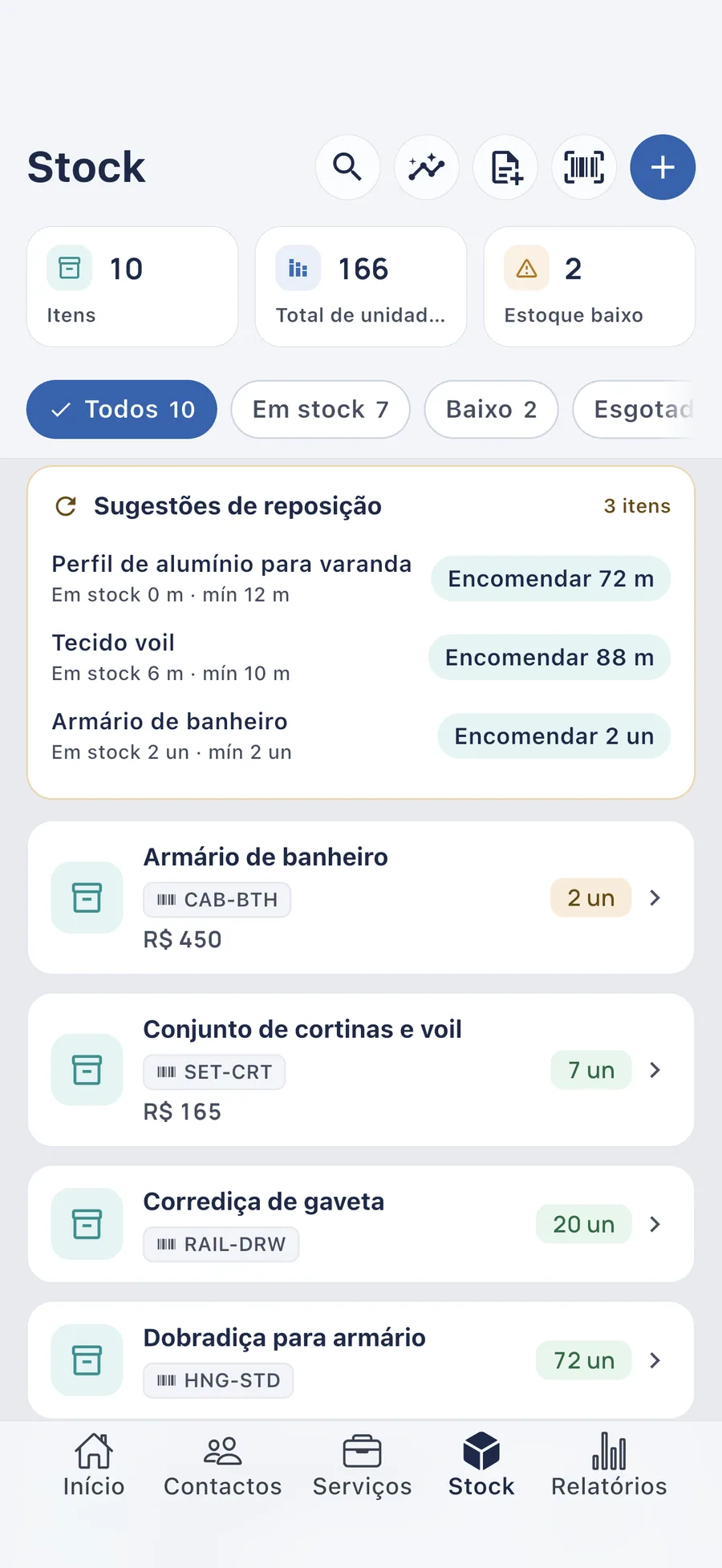 DueTab: Caderno de Fiado — Stock acabando? Saiba antes.