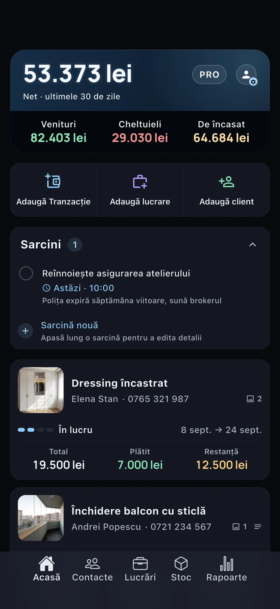 DueTab: Caiet Clienți & Bani — Închide registrul. Deschide DueTab.