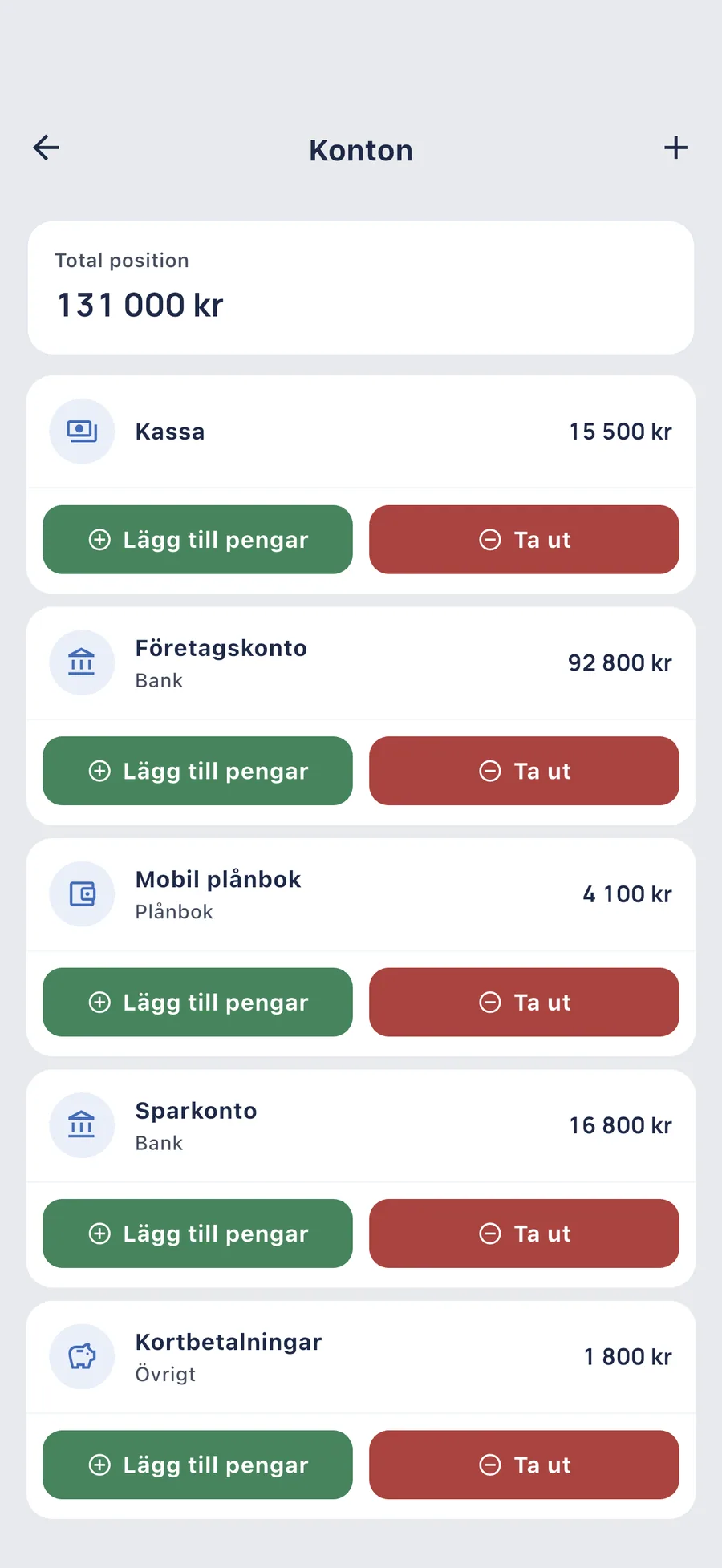 DueTab: Kassabok & Jobb — Koll på kassan, när som helst