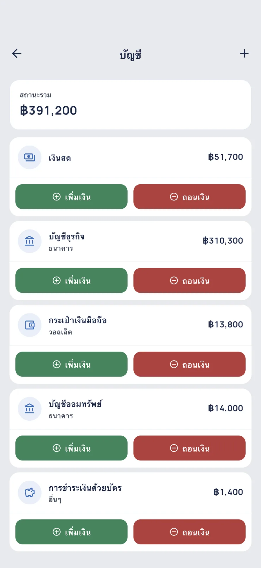 DueTab: สมุดบัญชีลูกหนี้ — เงินในบัญชีมีเท่าไร, รู้ได้ทันที