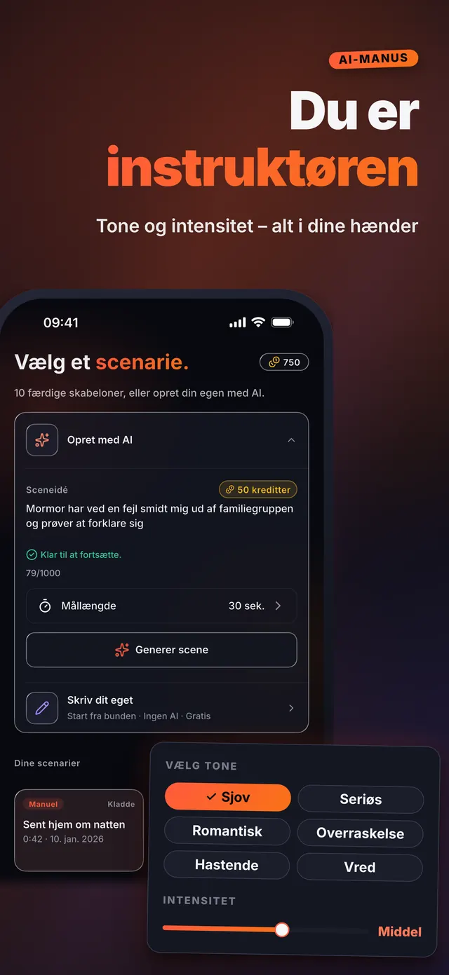 VoiceReel: Stemmeskifter — Du er instruktøren