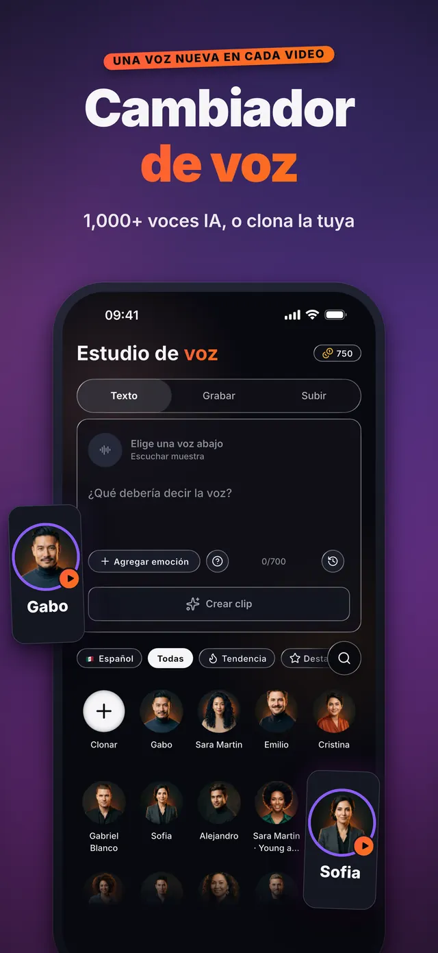 VoiceReel: Cambia tu Voz — Cambiador de voz