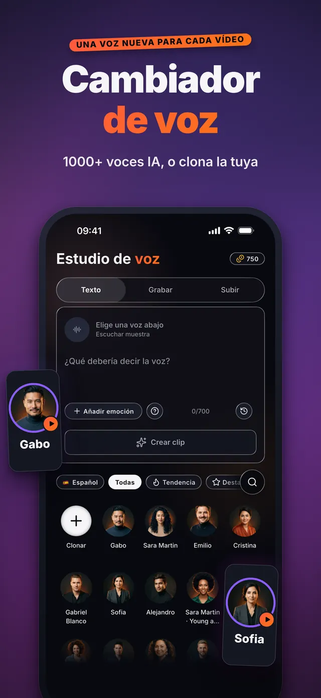 VoiceReel: Cambia tu Voz — Cambiador de voz
