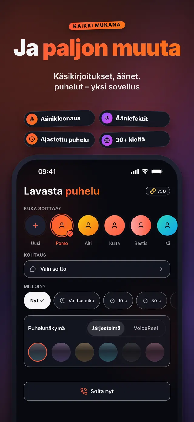VoiceReel: Äänenmuutos — Ja paljon muuta
