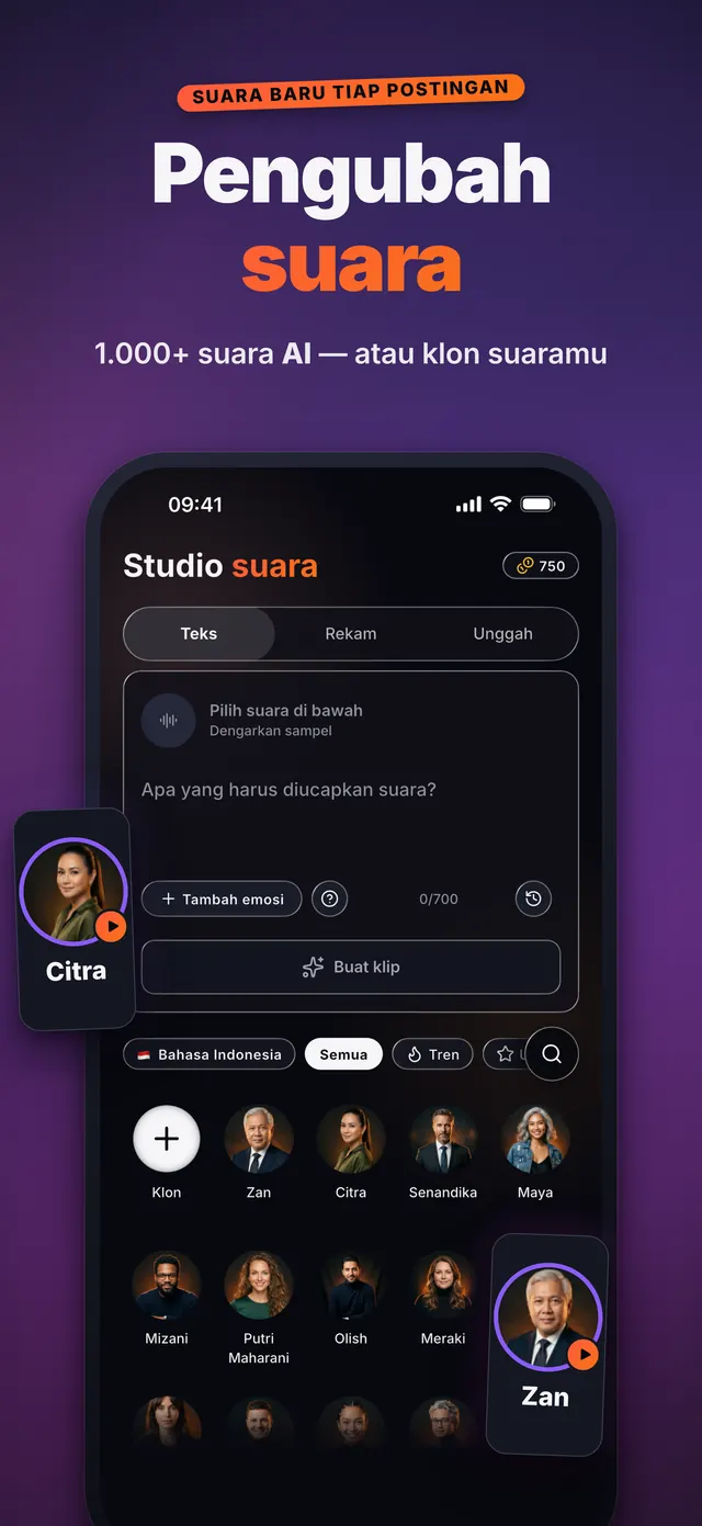 VoiceReel: Ubah Suara — Pengubah suara
