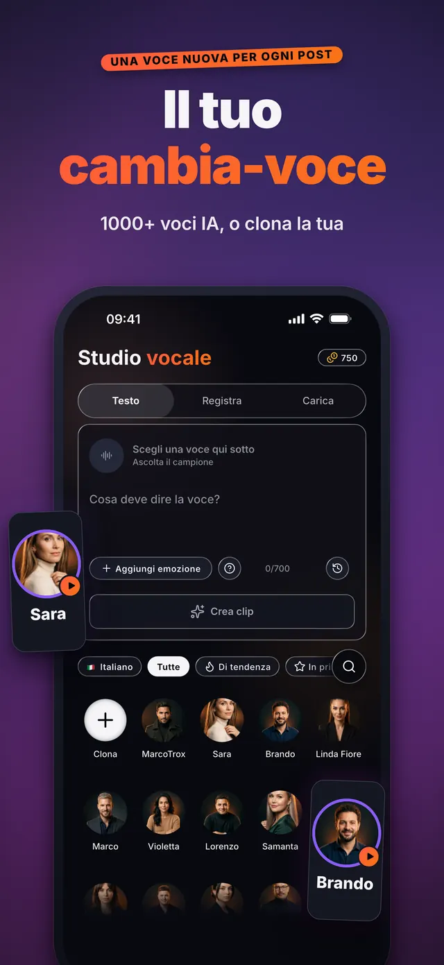 VoiceReel: Cambia Voce — Il tuo cambia-voce