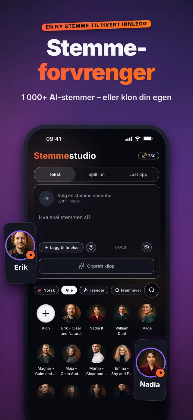 VoiceReel: Stemmeskifter — Stemme- forvrenger