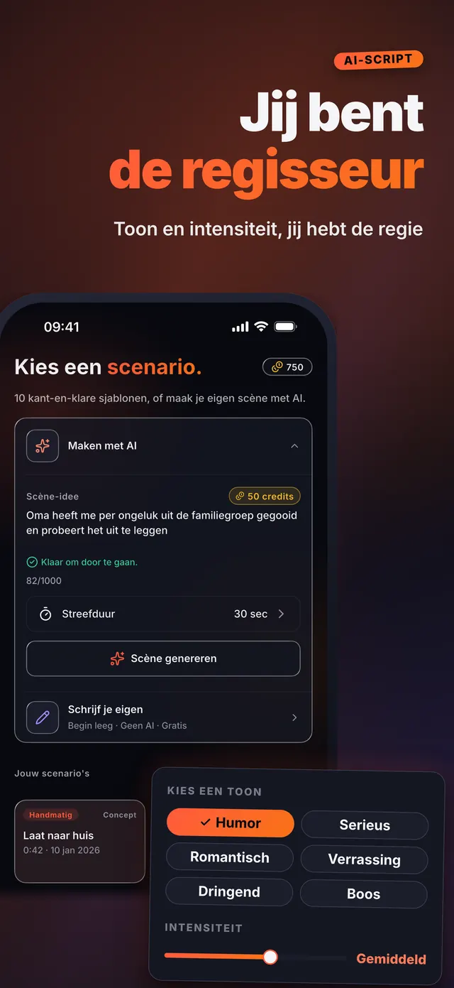 VoiceReel: Stemvervormer — Jij bent de regisseur