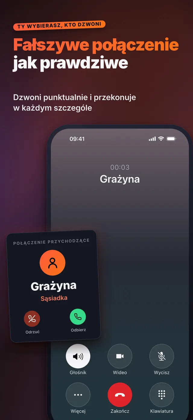 VoiceReel: Zmień Głos — Fałszywe połączenie jak prawdziwe