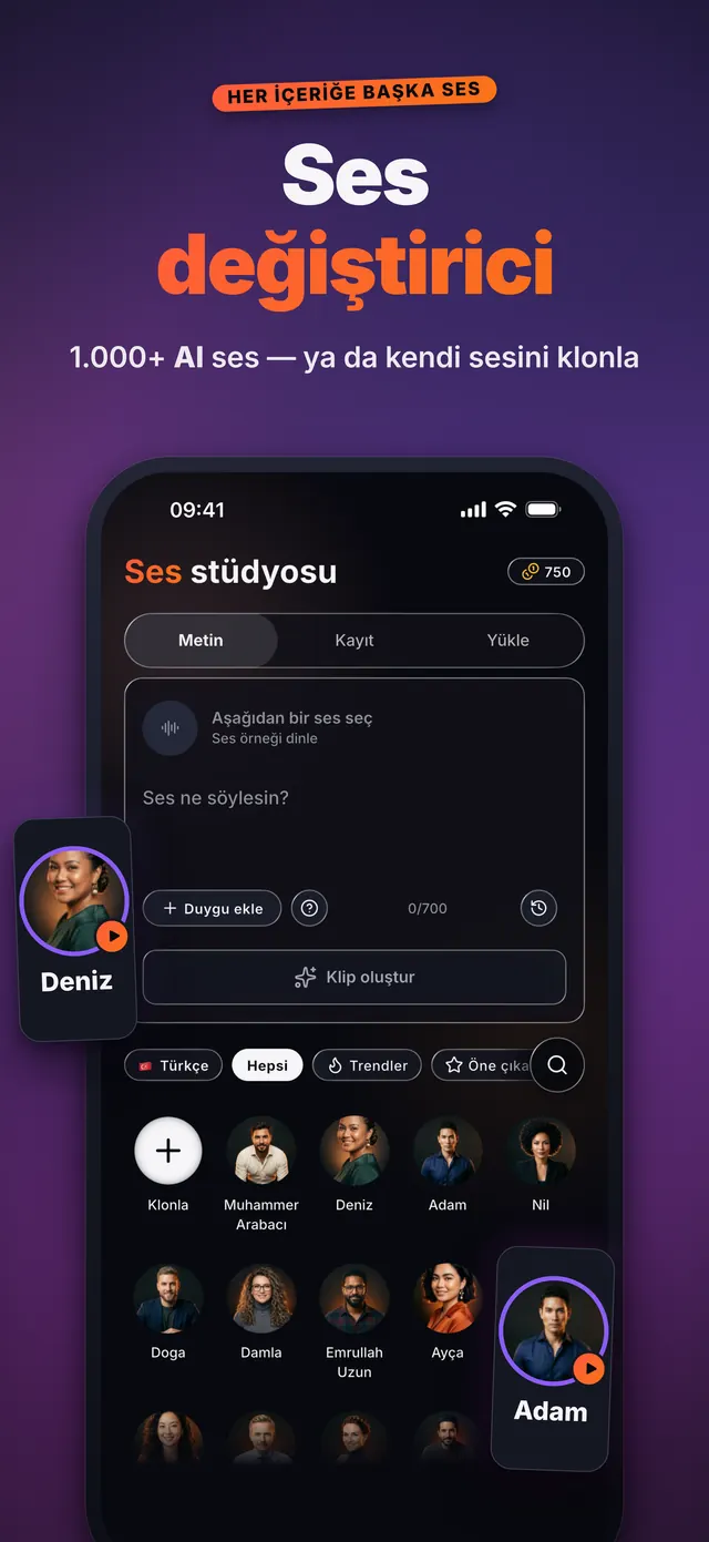 VoiceReel: Ses Değiştir — Ses değiştirici