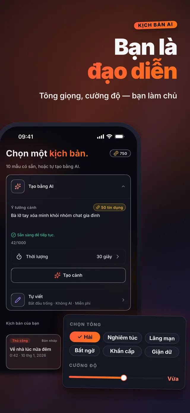 VoiceReel: Đổi Giọng Nói — Bạn là đạo diễn