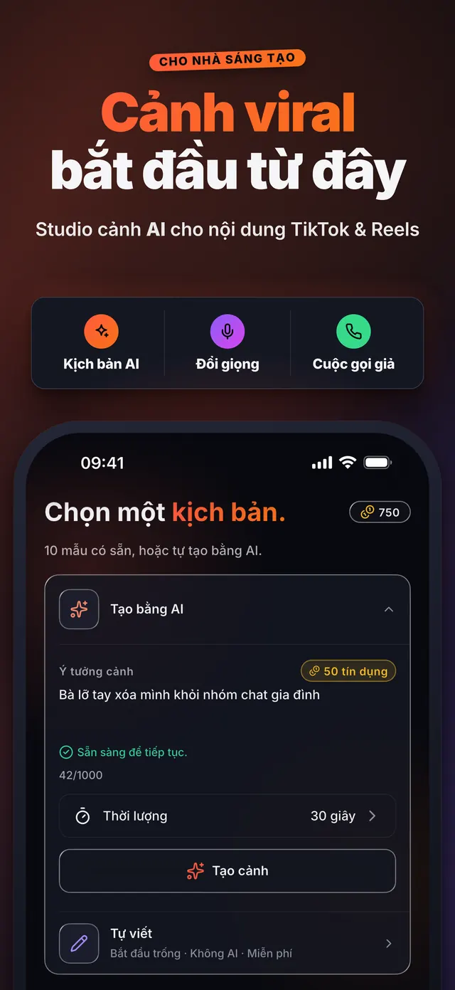 VoiceReel: Đổi Giọng Nói — Cảnh viral bắt đầu từ đây