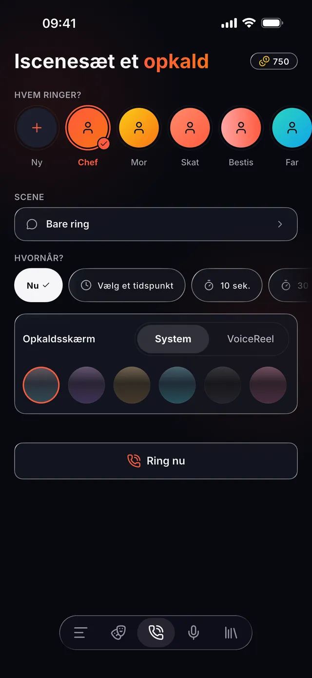 VoiceReel: Stemmeskifter — Manus, stemmer og opkald – én app