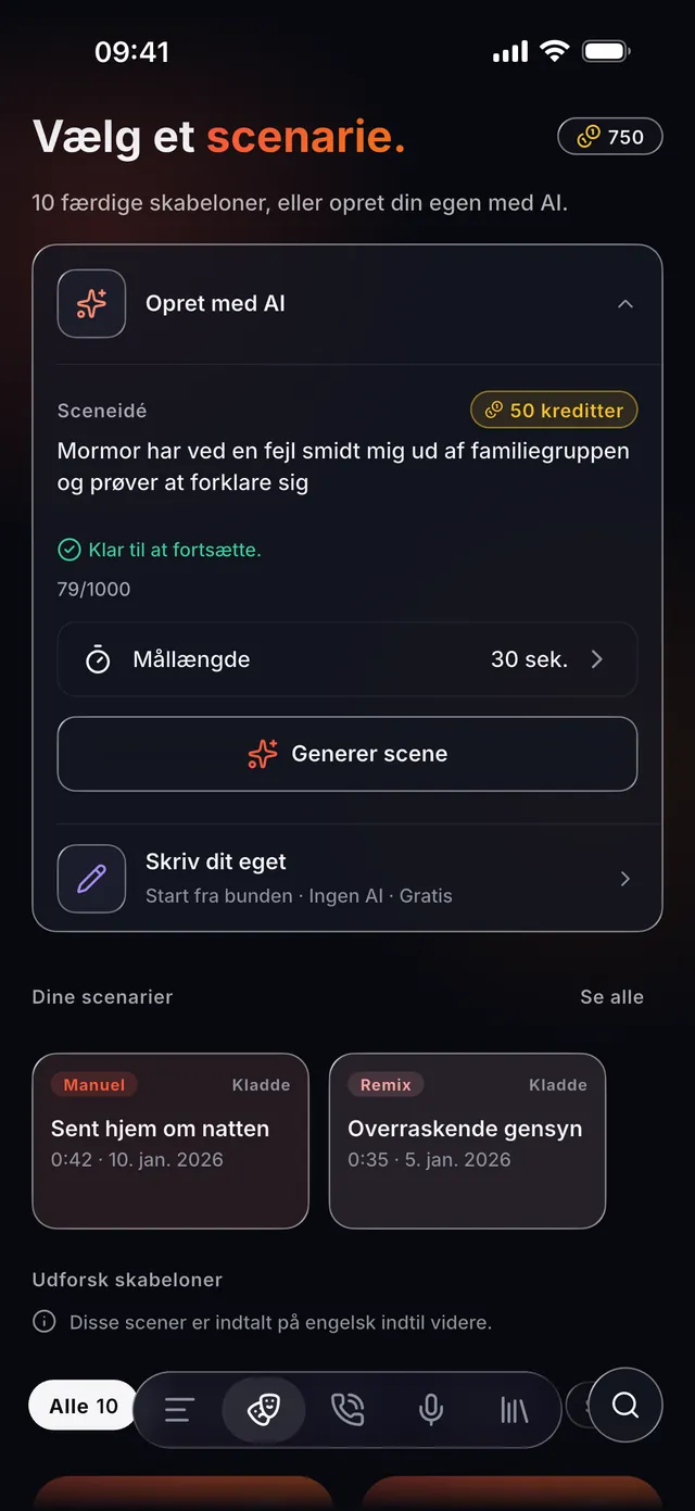 VoiceReel: Stemmeskifter — Du er instruktøren