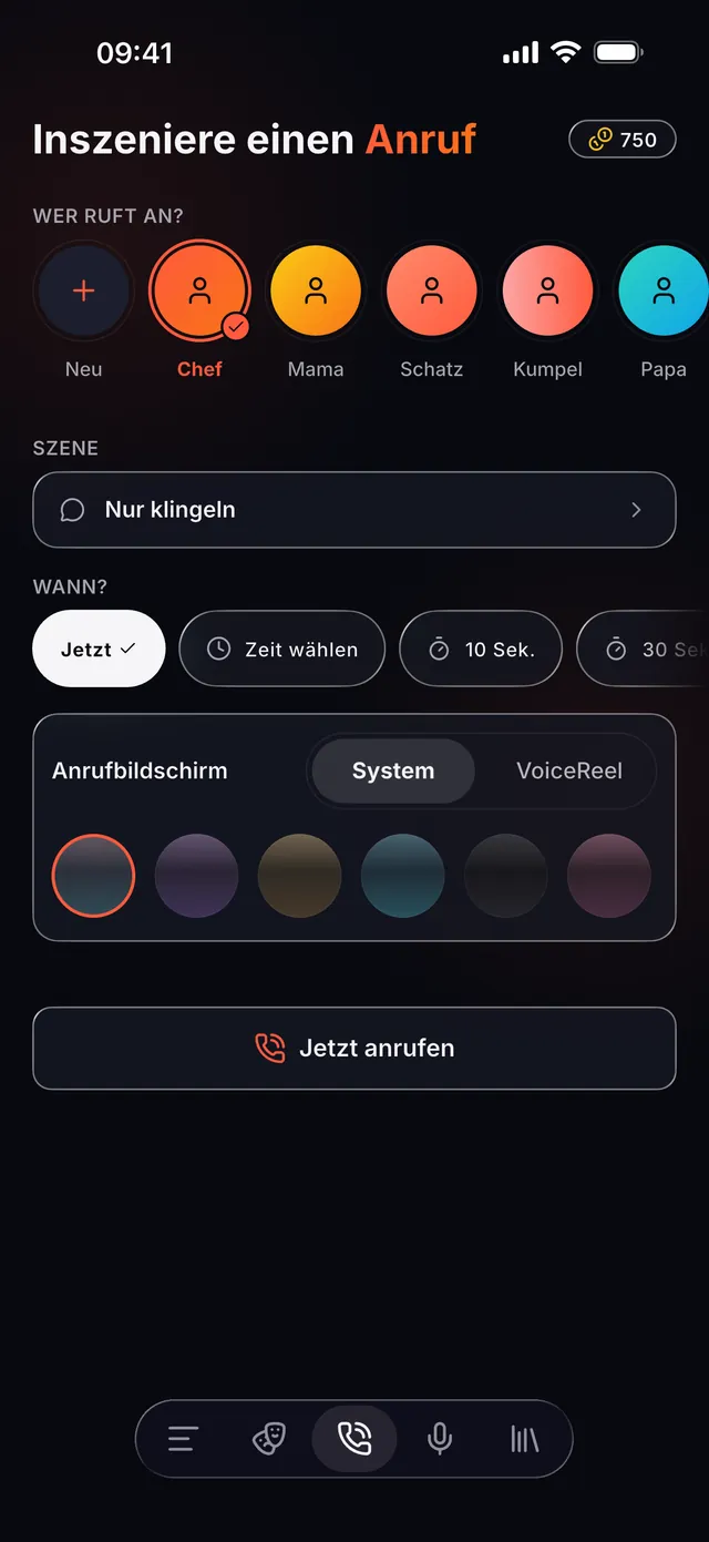 VoiceReel: Stimme ändern — Skripte, Stimmen, Anrufe – eine App