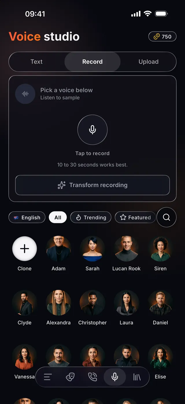 VoiceReel: Voice Changer — Record your voice, transform it