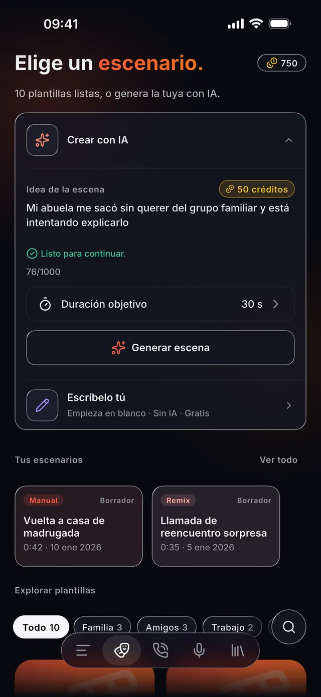 VoiceReel: Cambia tu Voz — Tú eres el director