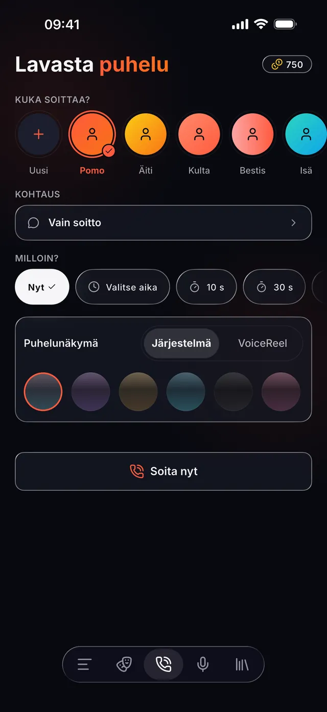 VoiceReel: Äänenmuutos — Käsikirjoitukset, äänet, puhelut – yksi sovellus