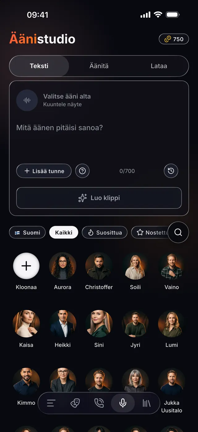 VoiceReel: Äänenmuutos — Äänen- muuntaja