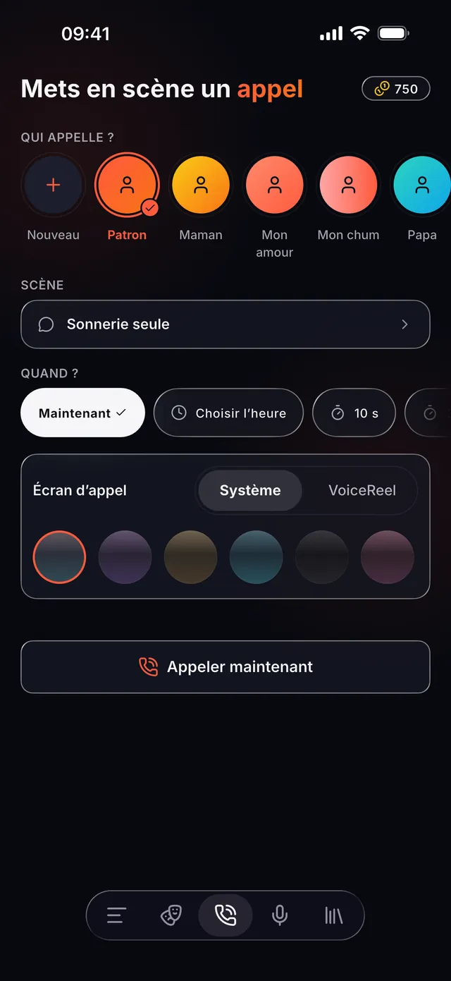 VoiceReel: Change ta Voix — Scripts, voix et appels : une seule app