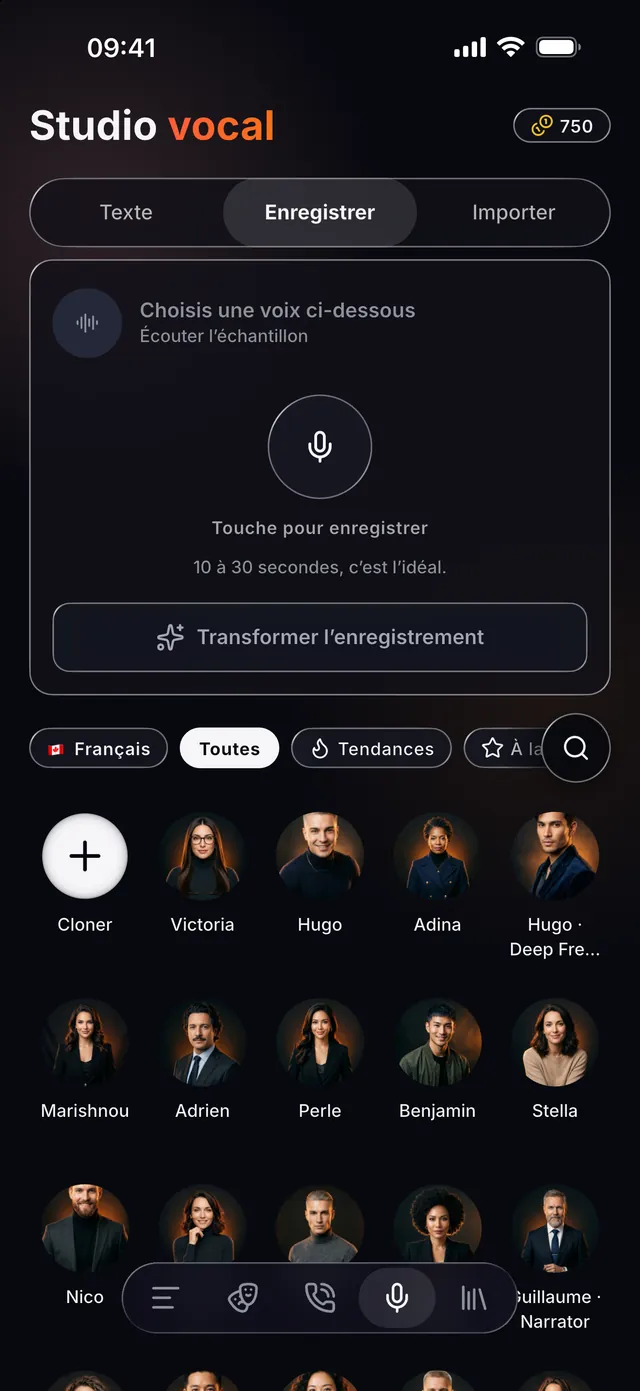 VoiceReel: Change ta Voix — Enregistre ta voix, transforme-la