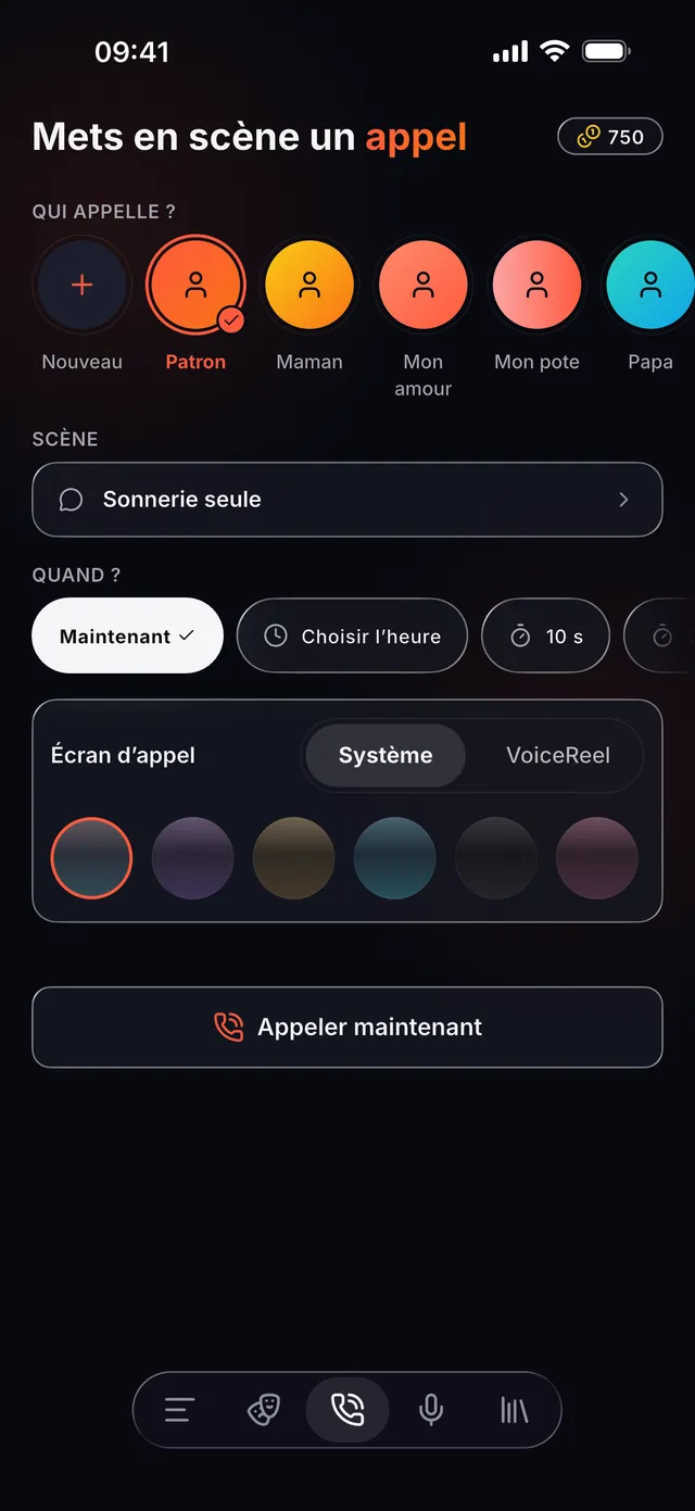 VoiceReel: Change ta Voix — Scripts, voix et appels : une seule app