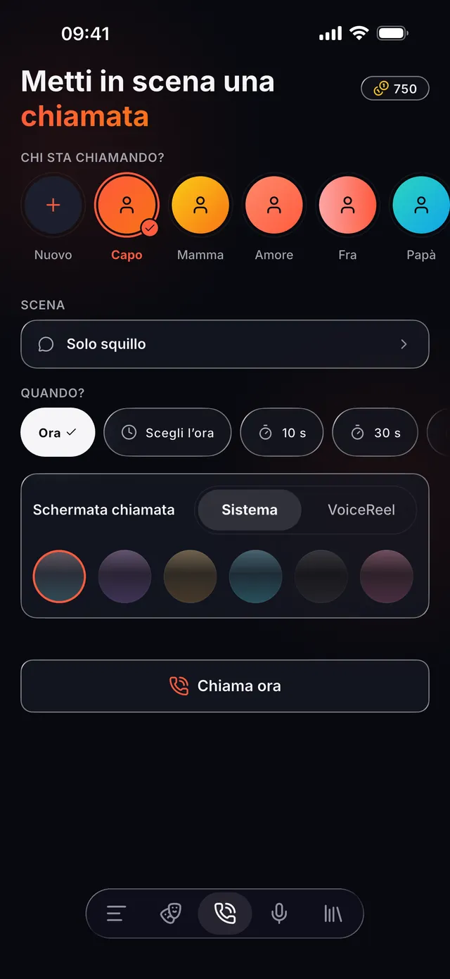 VoiceReel: Cambia Voce — Script, voci e chiamate in un’app