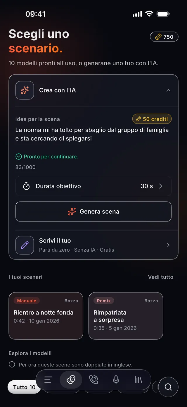 VoiceReel: Cambia Voce — Il regista sei tu