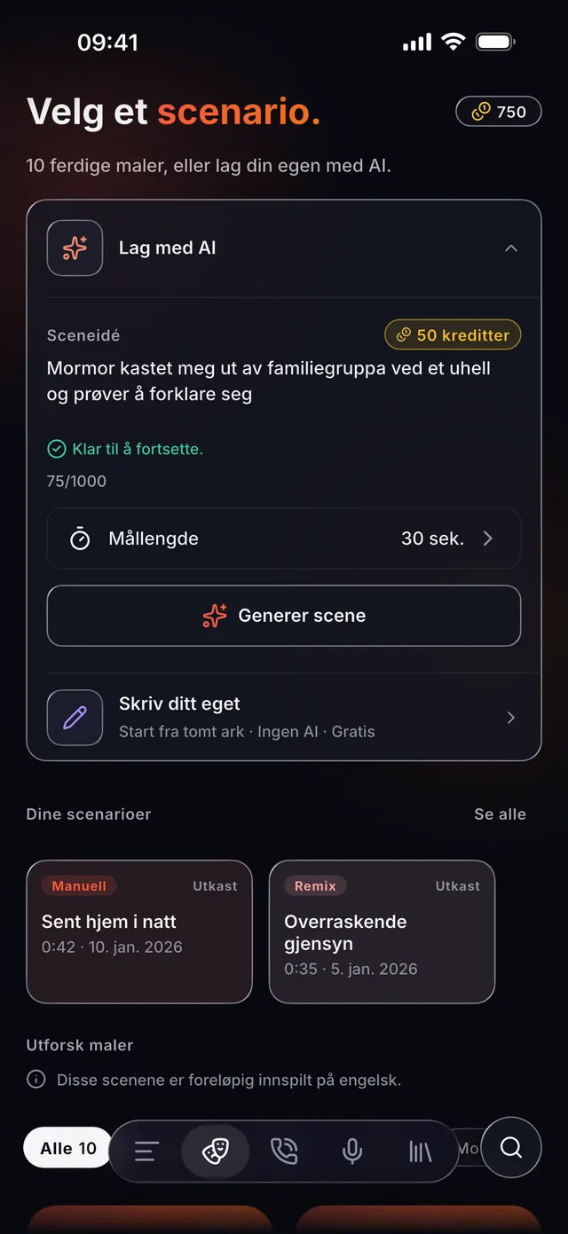 VoiceReel: Stemmeskifter — Du er regissøren