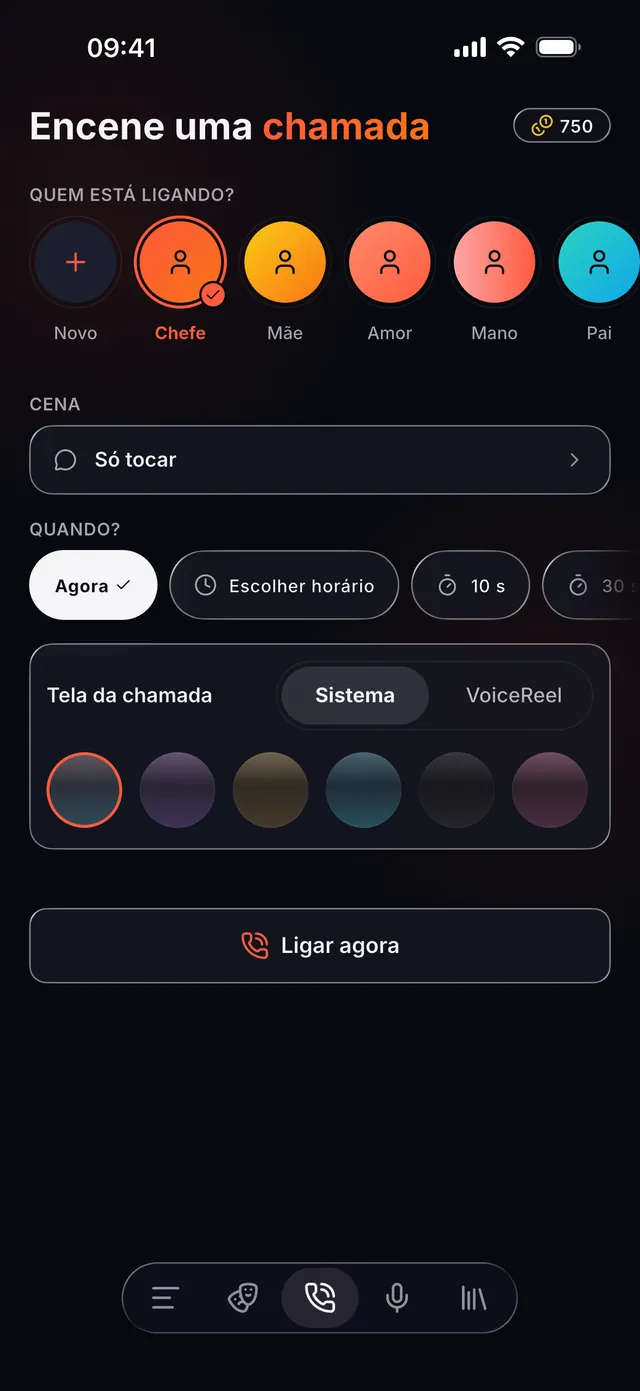 VoiceReel: Mude sua Voz — Roteiros, vozes e chamadas num só app