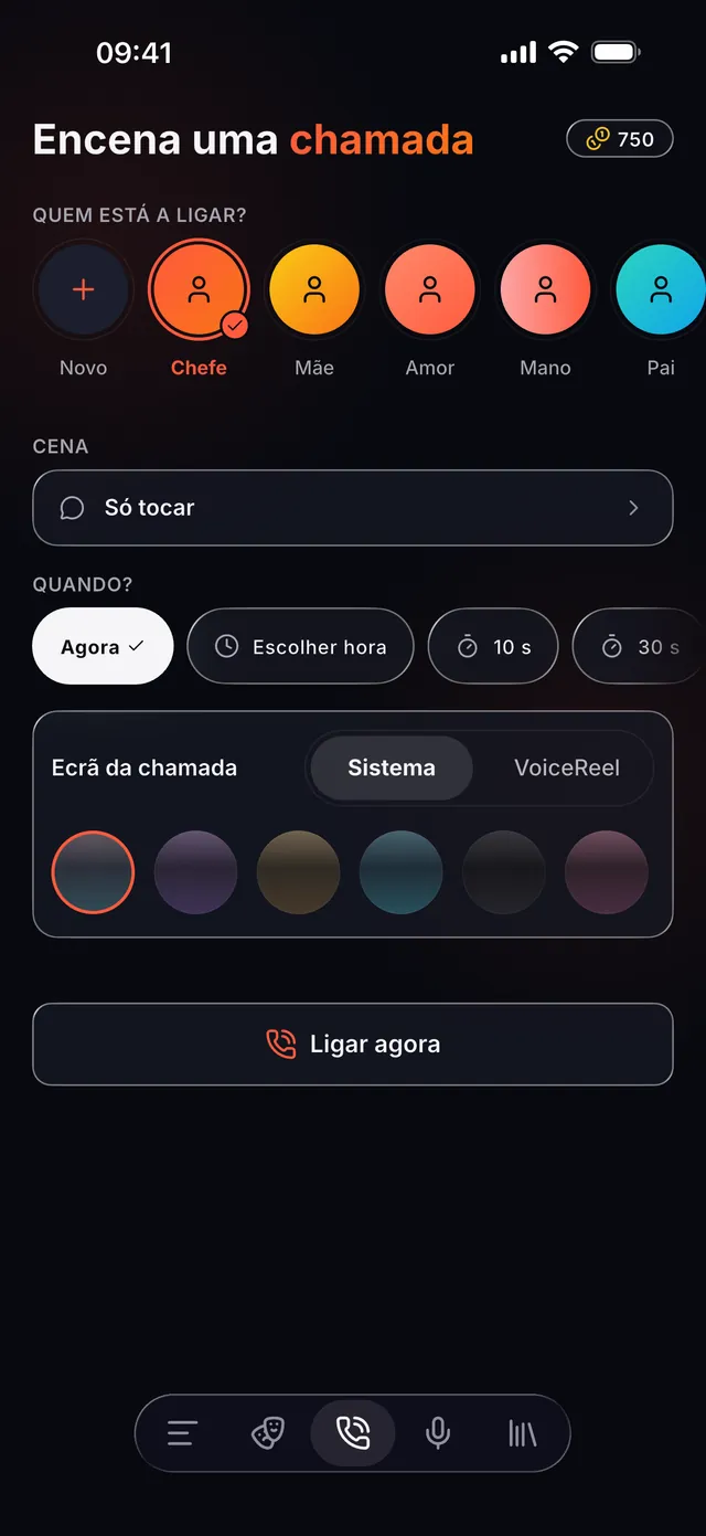 VoiceReel: Muda a Voz — Guiões, vozes e chamadas numa só app