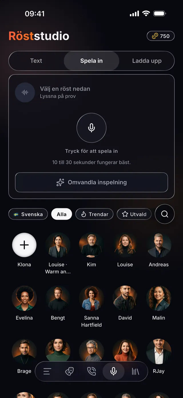 VoiceReel: Rösteffekt — Spela in din röst, förvandla den