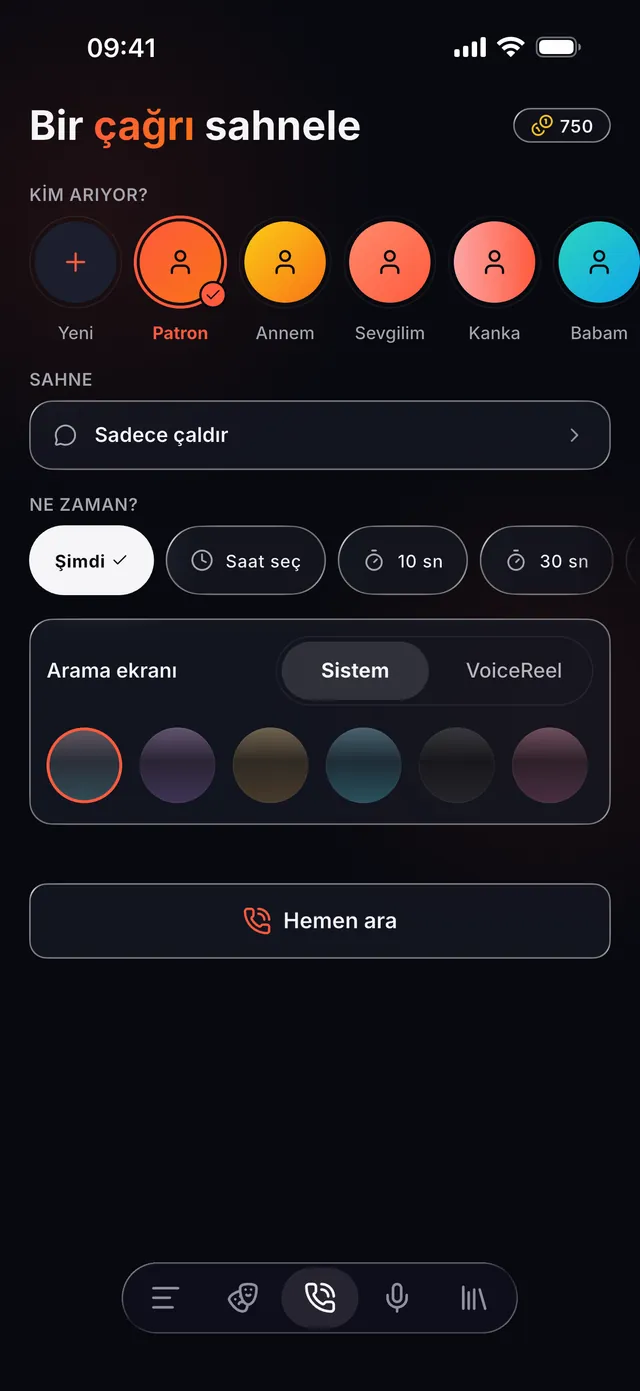 VoiceReel: Ses Değiştir — Senaryo, ses ve arama — tek uygulamada