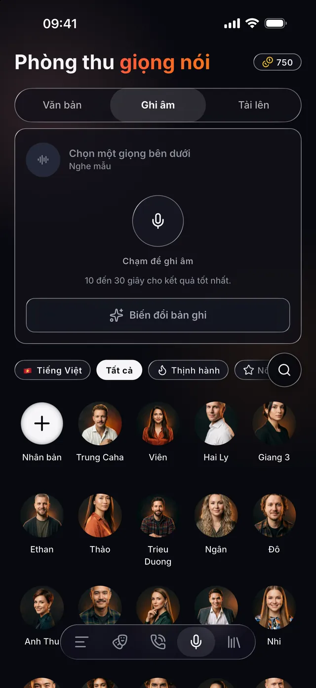 VoiceReel: Đổi Giọng Nói — Thu giọng bạn, biến hóa ngay